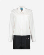 Robes Robe chemise Prada Blanc Femme