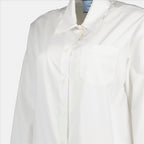 Robes Robe chemise Prada Blanc Femme