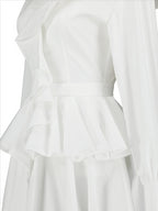 Robes Robe chemise Alexander McQueen Blanc Femme