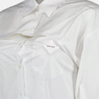 Robes Robe chemise Prada Blanc Femme