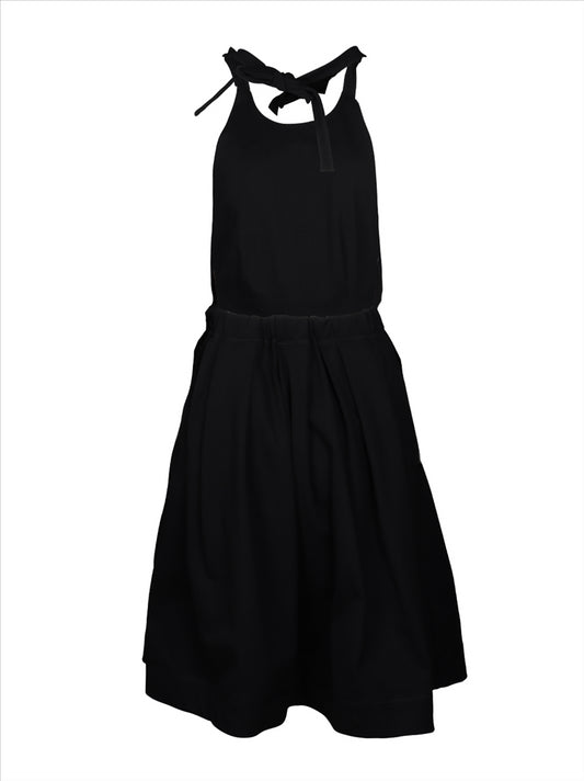 Dress with a halter top