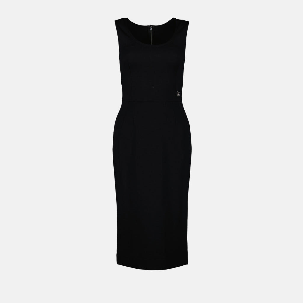 Robes Robe droite DG Dolce & Gabbana Noir Femme