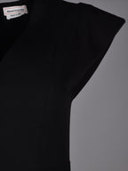 Robes Robe droite Alexander McQueen Noir Femme