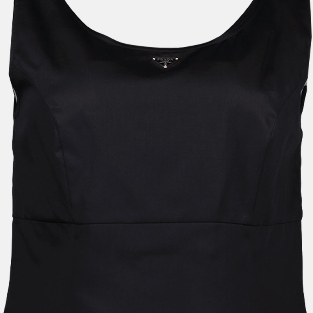 Robes Robe droite Prada Noir Femme