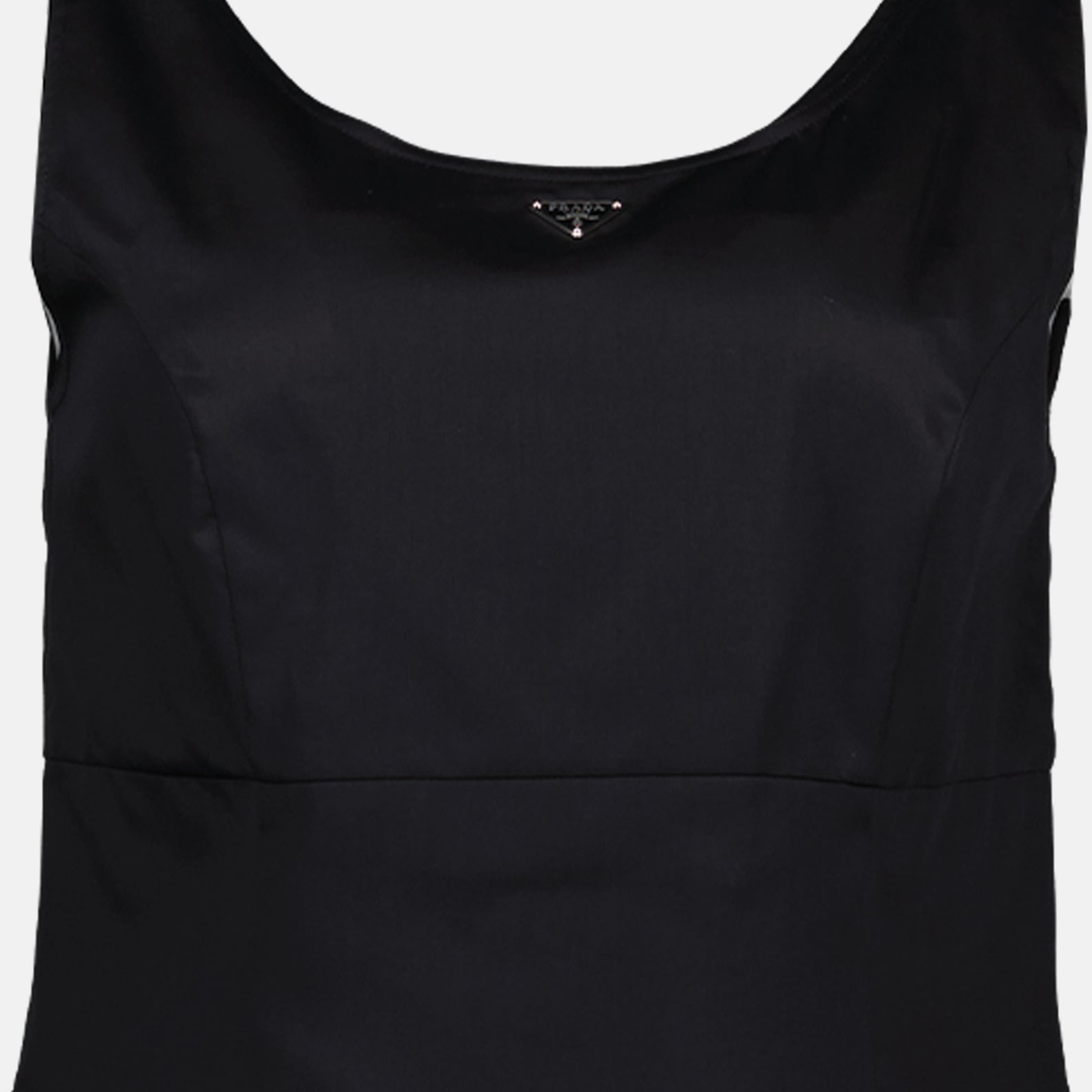 Robes Robe droite Prada Noir Femme