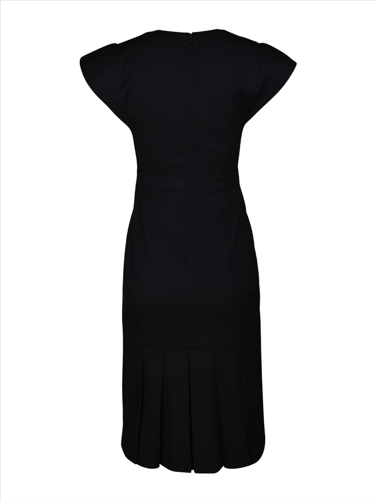 Robes Robe droite Alexander McQueen Noir Femme