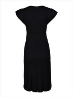 Robes Robe droite Alexander McQueen Noir Femme