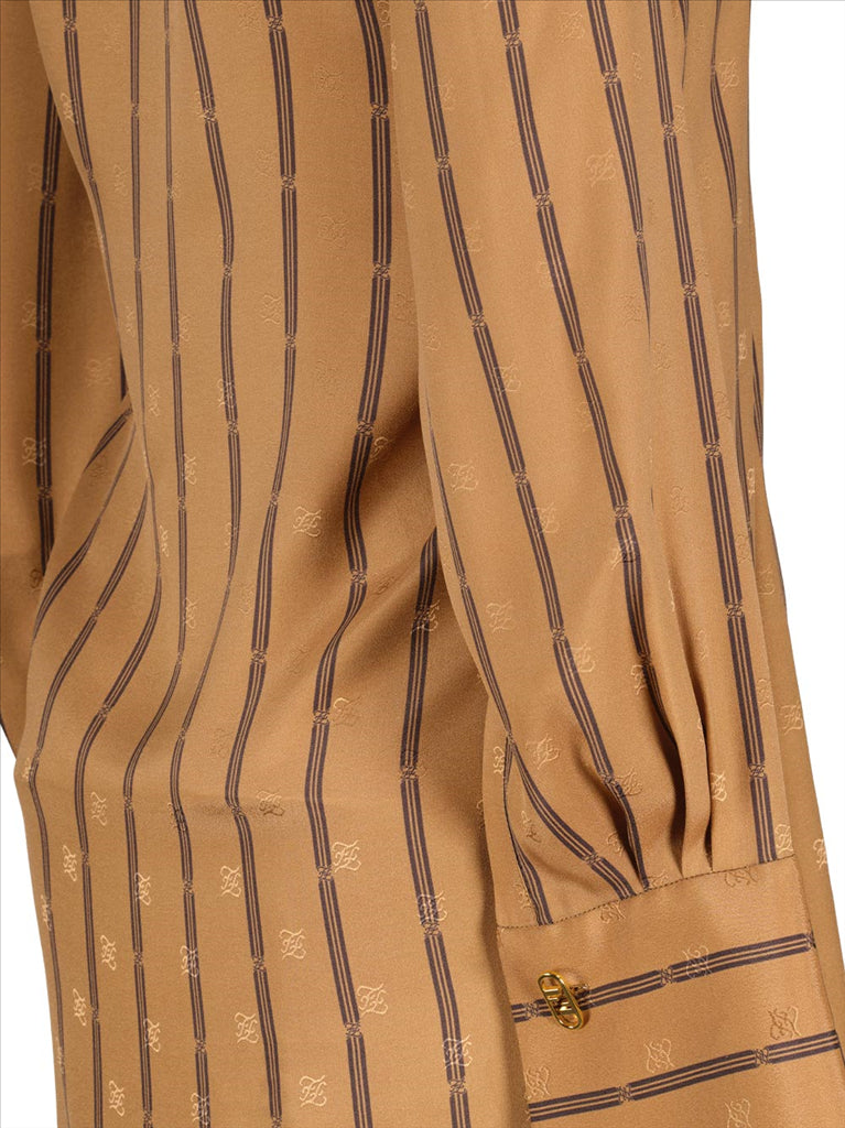 Dresses Crepe dress Fendi Brown Women