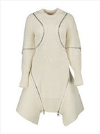 Dresses Knitted dress Alexander McQueen Beige Women