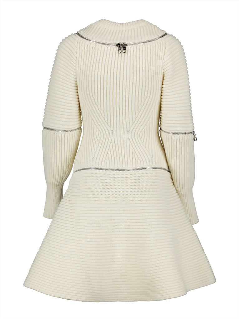 Dresses Knitted dress Alexander McQueen Beige Women