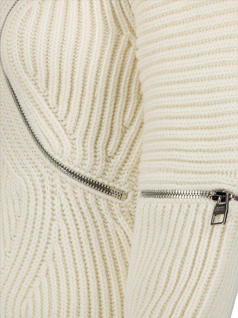 Dresses Knitted dress Alexander McQueen Beige Women