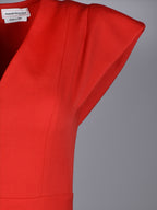 Robes Robe en laine Alexander McQueen Rouge Femme