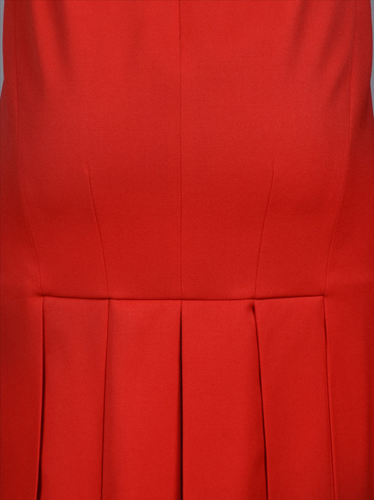 Robes Robe en laine Alexander McQueen Rouge Femme