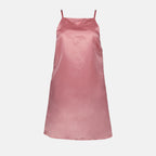 Robes Robe en satin Prada Rose Femme