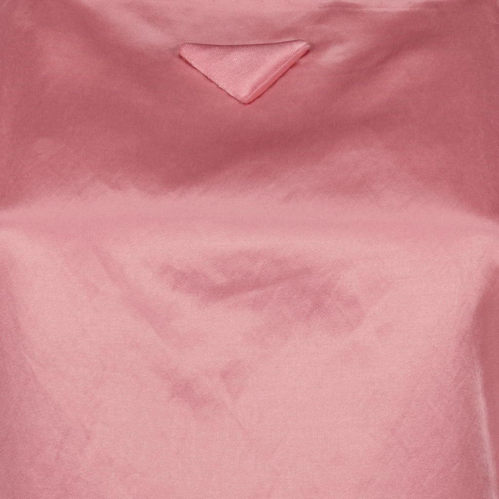 Robes Robe en satin Prada Rose Femme