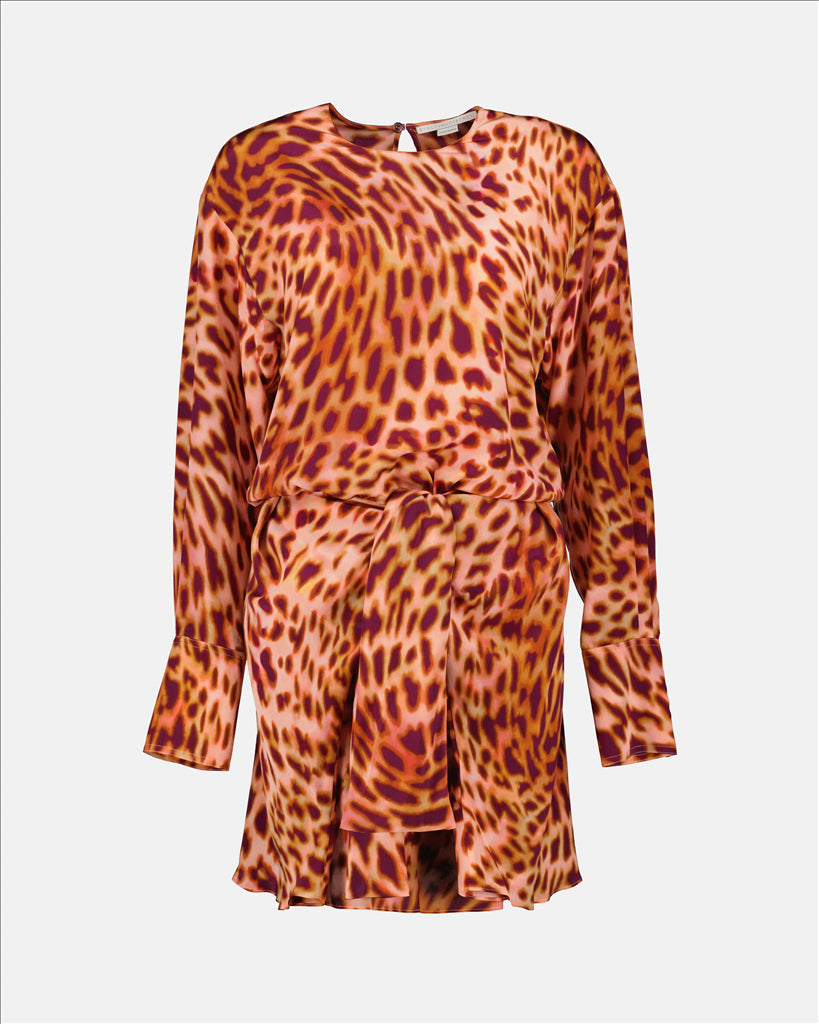 Robes Robe en soie Stella McCartney Orange Femme