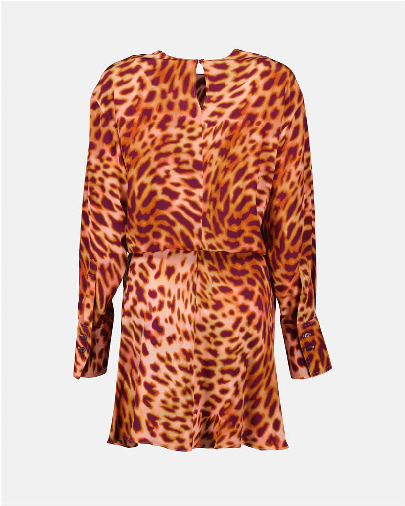 Robes Robe en soie Stella McCartney Orange Femme