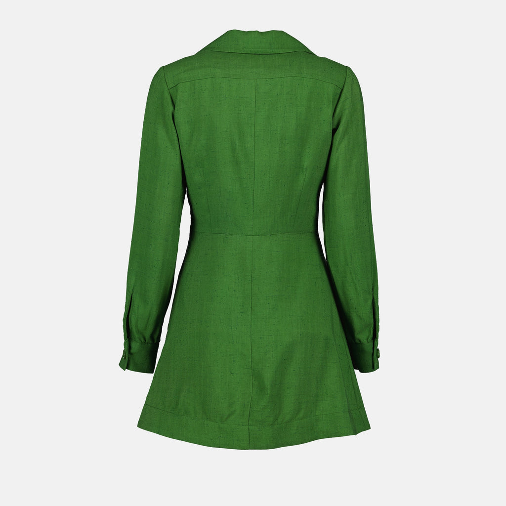 Robe en viscose vert