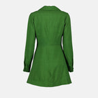 Robe en viscose vert