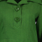 Robe en viscose vert