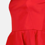 Robes Robe évasée Alexander McQueen Rouge Femme