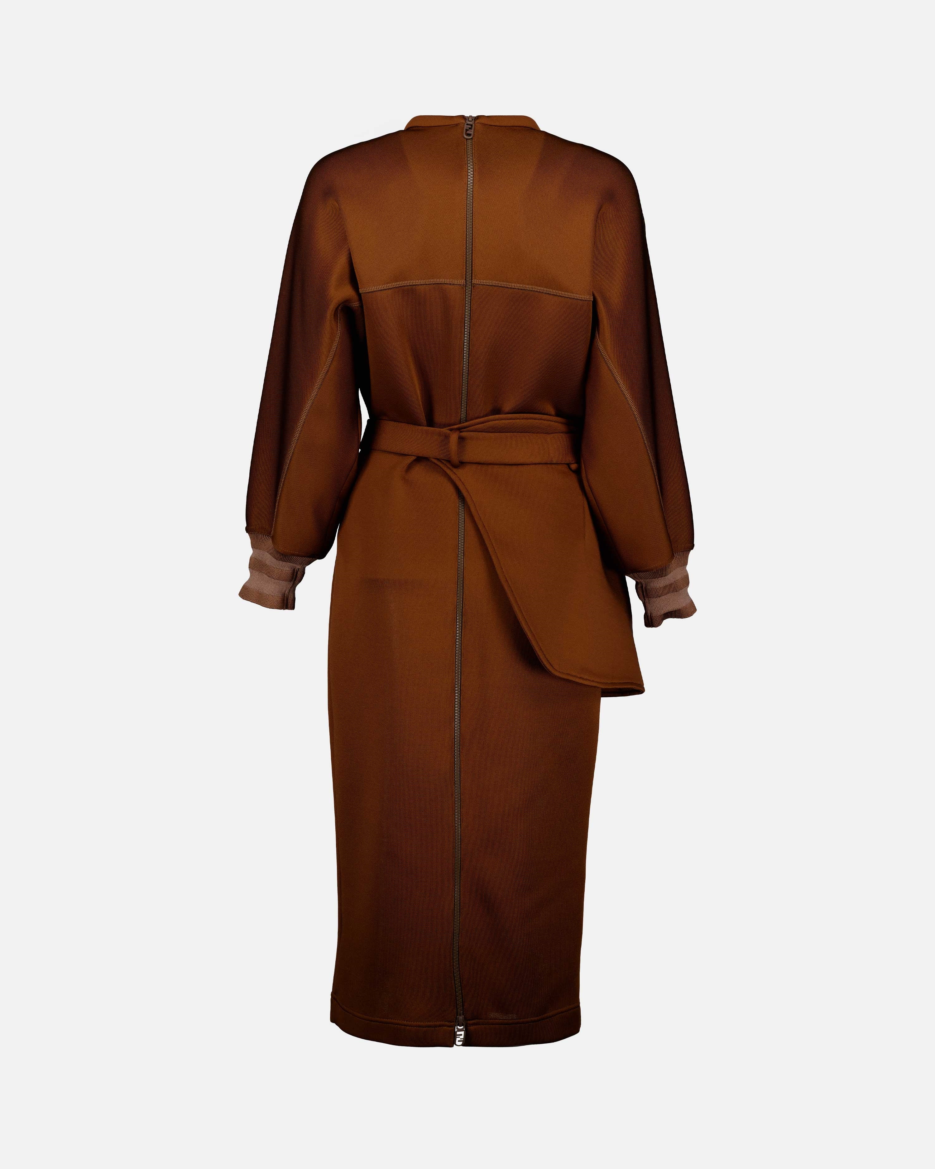 Vestidos Robe Fendi O'Lock Fendi Marrón Femme