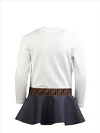 Vestuário Robe FF Fendi Branco Crianças
