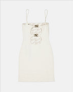 ドレス シースドレス Fendi 白 女性