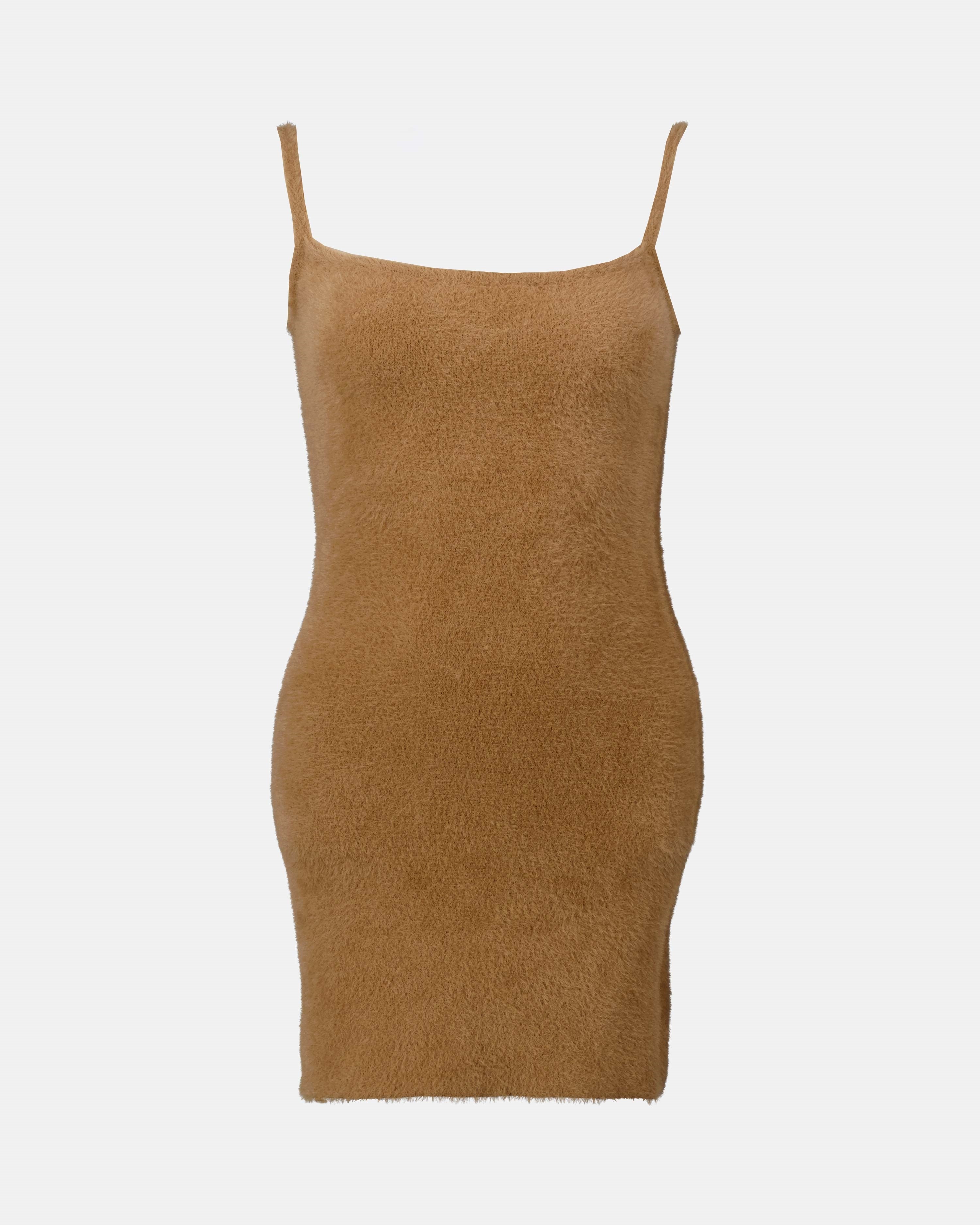 Robes Robe Fuzzy Off-White Marron Femme