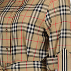 Robes Robe Giovanna à carreaux Burberry Beige Femme