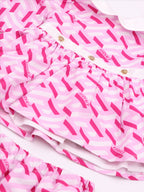 Clothing Greca Dress Versace Pink Kids