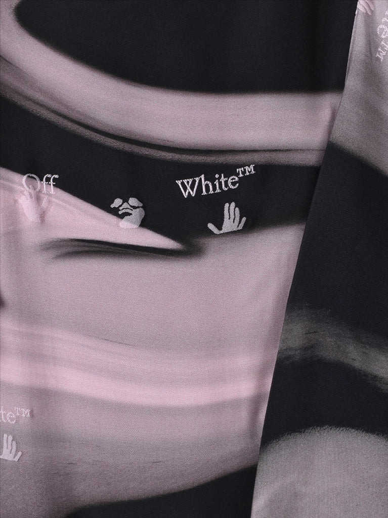 Robes Robe liquid melt Off-White Noir Femme