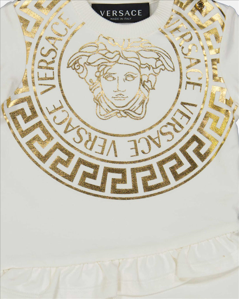 Abbigliamento Robe Medusa Greca Versace Bianco Bambini