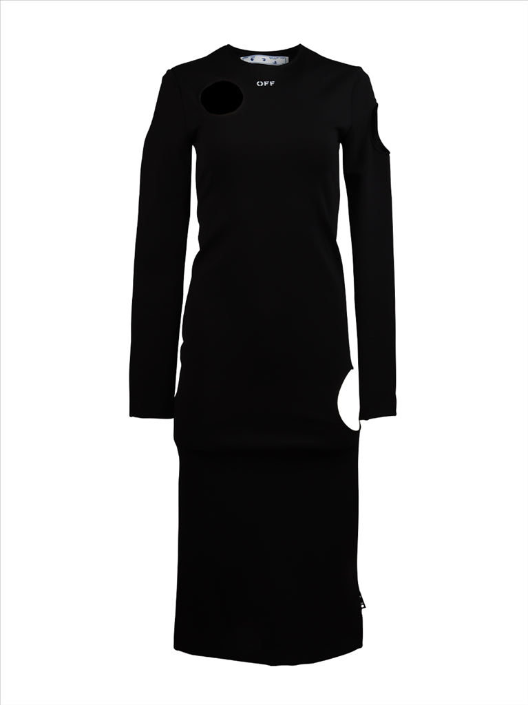 Robes Robe Meteor Off-White Noir Femme