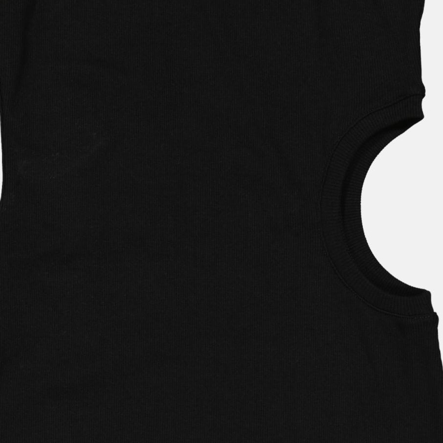 드레스 Robe Meteor Off-White 검은색 Femme