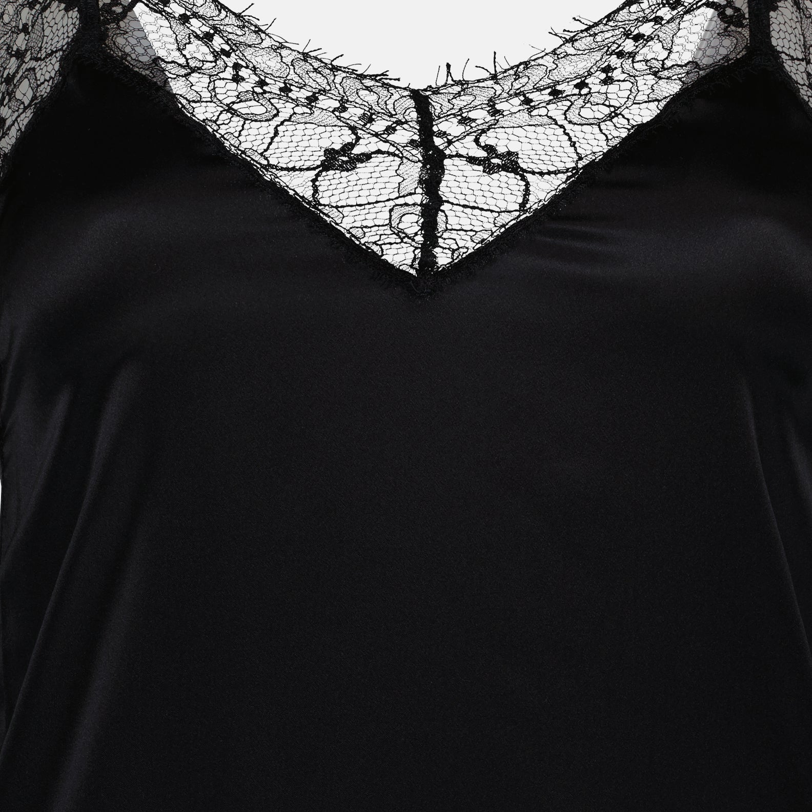 Robes Robe en satin Ami PARIS Noir Femme