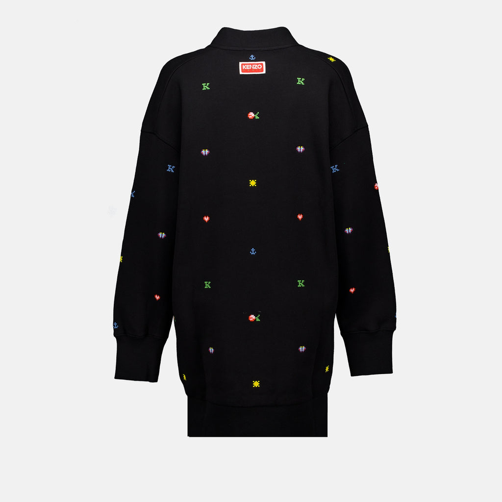 Robes Robe Kenzo Pixels Kenzo Noir Femme