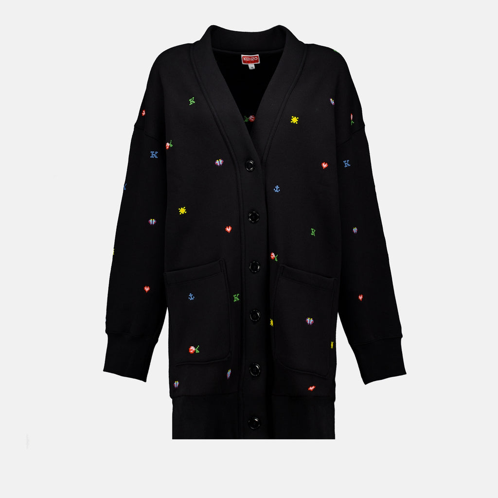 Robes Robe Kenzo Pixels Kenzo Noir Femme