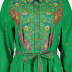 Robes Robe Paisley Flower Kenzo Vert Femme