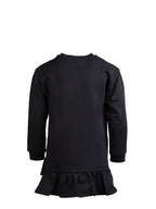 Clothing La Medusa sweat dress Versace Black Kids