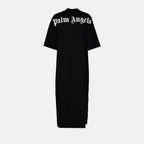 palm angels t shirt dress womens Palm Angels - Logo Print T-Shirt Dress