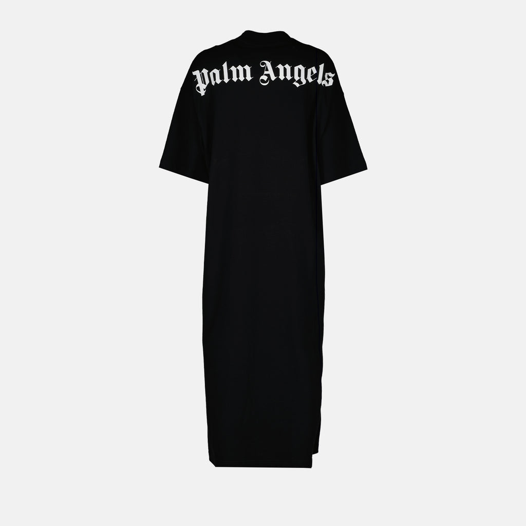 Robes Robe T-shirt Palm Angels Noir Femme