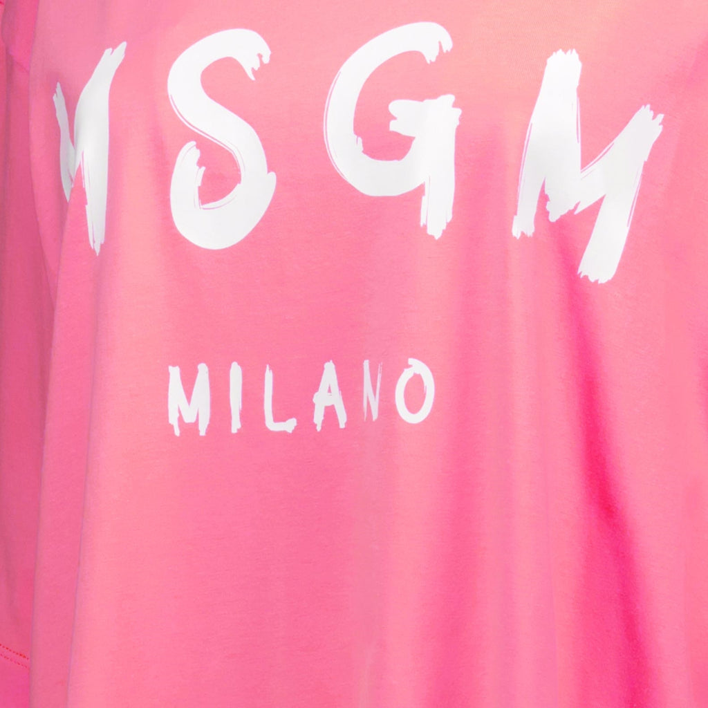 Robes Robe T-shirt MSGM Rose Femme