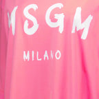Robes Robe T-shirt MSGM Rose Femme