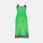 Vestidos Vestido de Cetim Ami PARIS Verde Mulheres