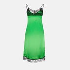 Vestidos Vestido de Cetim Ami PARIS Verde Mulheres