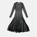 Robe Vichy en résille