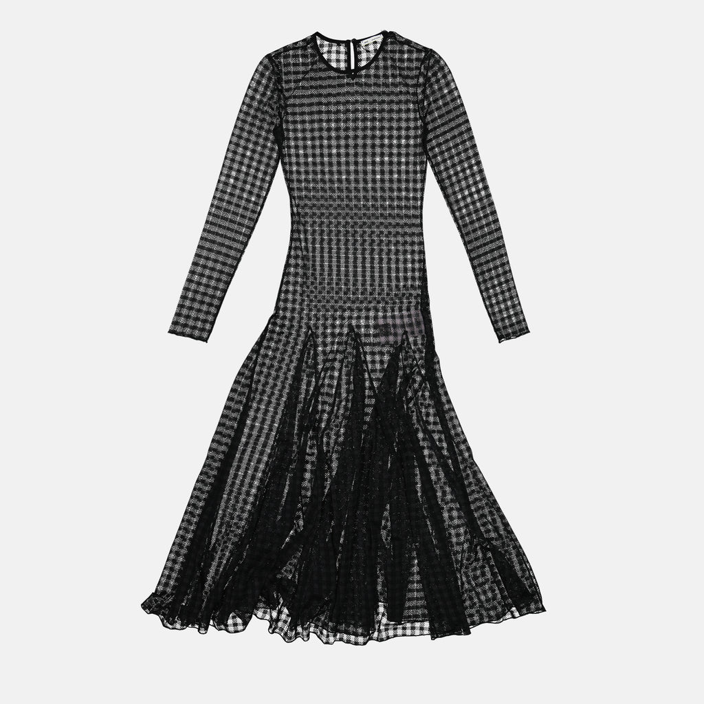 Robe Vichy en résille