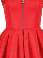 Robes Robe zippée Alexander McQueen Rouge Femme