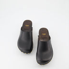 Chaussures ouvertes Sabots Baguette Fendi Noir Femme